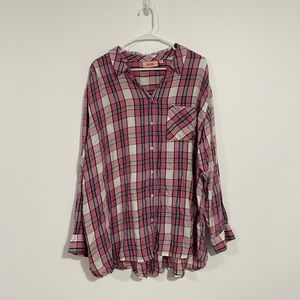 Evri Plaid Button Down Shirt